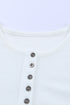 Waffle Knit Henley Top